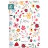 Häfft paper&you® taccuino A6+ griglia punteggiata Fiore selvatico con 64 pagine, mini diario punteggiato - Sostenibile & rispettoso con il clima