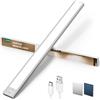 LROLTEF Luce LED Sottopensile Cucina - 50CM Sensore di Movimento per Luce Armadio - 3000mAh Dimmerabile Luci Lampada per Cucina Soggiorno Scale Camere da Letto | 1 Pezzi Argento
