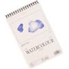 Hartem - Blocco acquerello per artisti, formato A5, carta acquerello 300 g/m², 20 fogli/40 pagine rilegate a spirale, 14,8 x 21 cm, grana media, bianco naturale