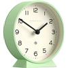 Newgate® M Orologio da scrivania Mantel Echo | Design moderno a tondo | Neo mint verde | Numeri facili da leggere | Stile contemporaneo per scrivania, tavolo, mensola o comodino