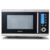 MEDION Microonde 4in1 MD15501, Microonde combinato con grill, Forno microonde con 10 diversi livelli di potenza, Forno a microonde con capienza massima 25 L, nero/argento