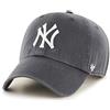 47 York Yankees MVP cap B-RGW17GWS-CCA, Mens cap with a Visor, Grey, One Size EU