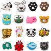 Sxutop 16 Pezzi Antivibrazione Tennis Bambini Ammortizzatori per Racchetta da Tennis in Silicone Ammortizzatore Badminton con Motivo Animali per Racchetta da Tennis e Squash