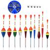Qaestuan 10 Pezzi Galleggianti da Pesca, Galleggianti Bobbers, Galleggianti da Pesca Trota Lago, Pesca Piombo Shots, Galleggianti da Pesca Mare, per la Pesca in Acqua Dolce e Salata