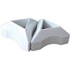 Oostifun Gobus Set di 14 pezzi, colore bianco Stand espositore treppiedi per cubi Magic