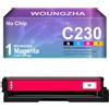 Woungzha No Chip Compatibile con Cartuccia Toner C230 Di Ricambio per Xerox C230 C235, 3000 Pagine, Accessori Per Stampanti (1 Magenta)