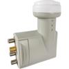 Digiquest LNB DCSS+3 Legacy (Unicable16+3Legacy) | Collega fino a 16 decoder satellitari con un solo cavo | 3 uscite standard | Per segnale SD, HD, 3D e 4K