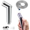 Yxmohala Doccetta per Bidet, Set per Doccia con Spruzzatore a Mano Regolabile - per Animali Domestici, WC, Bagno - Include Tubo