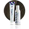 Pop Italy Soielixir Tinta Permanente per Capelli in crema SENZA Resorcina, Parafenilendiammina e Ammoniaca 93 Colori - 100 ml - (Pack Tinta + Ossigeno 20 vol. - 5/0 Castano Chiaro)