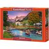 Castorland Puzzle 2000 pezzi Paeseggi Sunset in Ramsau c-200801 Castorland