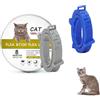 NOLACE Collare Calmante Per Cani E Gatti, Collare Calmante Ai Feromoni, Misura Regolabile, Sedativo Impermeabile Sicuro Allevia L'Ansia In Cani E Gatti (2 Pezzi) (Arancione. Blu)