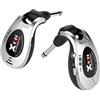XVIVE U2 - Sistema Wireless Digitale per Chitarra Elettrica Acustica e Basso, Trasmissione in Banda 2,4Ghz, Range di 30m - Fino a 5 Ore di Autonomia, Doppio Cavo USB per Ricarica Incluso, Jack Snodati
