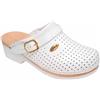 SCHOLL SHOES CLOG S/Comf.C/Cint.Bianco 46
