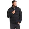 GUESS GIUBBOTTO GIACCA IMBOTTITA GIUBBINO PIUMINO UOMO NYLON STRETCH M3BL18WFOU2 Taglia M Colore principale BLACK