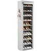 Vicye Scarpiera a 11 Ripiani con Copertura Antipolvere per 20-22 Paia di Scarpe, Impermeabile,Scarpiera Migliorare l'utilizzo dello spazio Slim in Tessuto,per Tacchi Alti,Scarpe Sportive,Multi colore