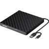 BENEWY Lettore Masterizzatore Unità Esterna USB 3.0&Type C Lettore CD/DVD -/+RW per PC Portatile,Laptop,Desktop,Macbook Air/Pro per Windows 11/10/8.1/7/XP/Vista/Linux/MacOS NERO