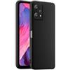 HULLIN Custodia per Telefono in Silicone Colorato, Adatta per Realme 9 (4G) / 9 Pro+ / 9 Pro+ FreeFire (6.5) - Nero