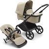 Bugaboo Fox Cub, Passeggino Multi-Terreno Leggero e Resistente, Design Robusto e Cappottina Extra-Large, Sistema di Chiusura in un Unico Pezzo che Resta in Piedi, Desert Beige