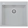 Plados ON5610-41 Lavello 1 Vasca 56 x 50 cm con fascia miscelatore Serie One 56-10 finitura 41 ULTRAMETAL ALLUMINIO