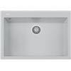 Plados ON7610-41 Lavello 1 Vasca Monovasca 76 x 50 cm Sopratop con fascia miscelatore Serie One 76 -10 finitura 41 ULTRAMETAL ALLUMINIO