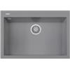 Plados ON7610-42 Lavello 1 Vasca Monovasca 76 x 50 cm Sopratop con fascia miscelatore Serie One 76 -10 finitura 42 ULTRAMETAL TITANIO