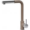 Plados VEMIXEXTL-72 Miscelatore cucina monocomando con canna a 90° e doccia estraibile VEMIXEXTL finitura 72 ULTRAGRANIT TARTUFO