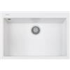 Plados PRONTA CONSEGNA - SPEDIZIONE IMMEDIATA Plados ON7610-98 Lavello 1 Vasca Monovasca 76 x 50 cm Sopratop con fascia miscelatore Serie One 76 -10 finitura 98 MicroULTRAGRANIT BIANCO