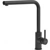 Plados PRONTA CONSEGNA - SPEDIZIONE IMMEDIATA Plados EASY-70 Miscelatore cucina monocomando con canna girevole a L modello Easy finitura 70 MICROULTRAGRANIT NERO MATT