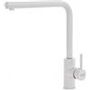 Plados PRONTA CONSEGNA - SPEDIZIONE IMMEDIATA Plados EASY-98 Miscelatore cucina monocomando con canna girevole a L modello Easy finitura 98 MICROULTRAGRANIT BIANCO