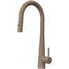 Plados NEWMIX90-72 Miscelatore cucina monocomando con bocchetta estraibile a doppio getto modello NEWMIX90 finitura 72 MICROULTRAGRANIT TARTUFO