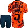 Qycksouth Madrid, compatibile con Bellingham #5, maglia speciale da calcio arancione per bambini, edizione limitata, con pantaloncini (4-13 anni), Colore: arancione., 128