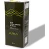 Aureus Olio Extra Vergine di Oliva 100% ITALIANO estratto a freddo Aureus Olio da olive leccine | lavorazione meccanica con frantoio a molazze e spremitura a freddo. (5 Litri)