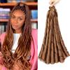 CAZSYSDD French Curly Braiding Hair for Box Braids 22 inch Loose Wave Braiding Hair Pre Stretched Bouncy Braiding Crochet Spiral Curl Synthetic Extensions for Women (30#, 22 Inch)