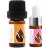 Essences Bulgaria Set Oli Essenziali Biologici Lusso | Elicriso (5ml) + Rosa (3ml) | 100% Puro e Naturale | Non Diluito | Grado Terapeutico | Fattoria a Conduzione Familiare | Distillato a Vapore | Non OGM | 2 pz