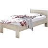 AVANTI TRENDSTORE Saturno - Fusto letto singolo in legno laminato, rete a doghe e materasso NON compresi, disponibile in 2 colori diversi. Dimensioni LxAxP 95x71x204 cm