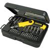 STANLEY 0-63-022 Cacciavite a Cricchetto con Inserti, Set di 25 pz