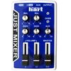 Maker hart JUST MIXER Mixer Audio - Mixer Portatile Tascabile Alimentazione Batteria/USB con 3 Canali Stereo (3.5mm) con Switch On/Off (Blu)