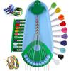 Plunack Kit Bracciale Dell'Amicizia, Kit Crea Braccialetti Bambina 6-12 Anni, Arti e mestieri per bambini Giocattoli, Regali di Natale Creativi Bambina 6 7 8 9 10 11 12 Anni