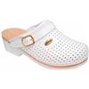 SCHOLL SHOES CLOGS Super Comfort C/Cinturino Bianco 46
