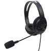 TELLUR Basic PCH1/ PCH2 Cuffie Cablate, Stereo Binaurale, Microfono, Controlli in Linea, Disattivazione Mic e Cuffie, Design Leggero e Cuscinetti Morbidi, USB, Cavo 150cm, Zoom, Teams, Skype (PCH2)