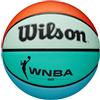 Wilson Pallone da Basket WNBA DRV Bright, Con Canali Profondi e Rivestimento Ad Alte Prestazioni, Con Ritenzione Dell'Aria Ottimizzata, Per Tutte Le Superfici, Colore: Arancione/Turchese, Taglia: 6