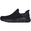 Skechers Bobs B Flex Resilient Edge, Scarpe da Ginnastica Uomo, Black Textile, 42 EU