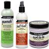 Aunt Jackie's Aunt Jackies Curls & Coils - Set con 1 balsamo Quench! senza risciacquo a idratazione intensiva da 355 ml, 1 crema Curl La La per definizione ricci da 426 g, 1 latte idratante Half n Half da 355 ml