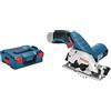 Bosch Professional 0 601 6A1 002 Sega Circolare a Batteria GKS 12V-26 System, Ø Lama: 85 mm, Batterie e Caricabatteria non Inclusi, in Valigetta L-BOXX, 18 watts, 12 volts, blu, unica