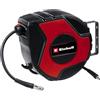 Einhell Avvolgitubo ad aria compressa TC-PH 150 (lunghezza tubo: 15 m + 1,5 m di tubo di collegamento, diametro interno del tubo: 9 mm, pressione d'esercizio 16 bar, supporto fissaggio parete incl.)