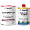 VENEZIANI GUMMIPAINT A/F 0,5 LT + DILUENTE - ANTIVEGETATIVA ELASTICA PER GOMMONI
