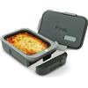 Hot Bento PLUS - Scaldavivande Elettrico Portatile con Batteria Rimovibile e Ricaricabile USB-C, Scalda Cibo in 10 Minuti, Lunch Box Termico per Ufficio, Viaggio e Lavoro, 994 ml - Nero