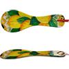 GMM POGGIA MESTOLO SICILIA TRINACRIA CERAMICA, PORTA CUCCHIAIO, ACCESSORIO DA CUCINA, UTENSILE DA CUCINA MULTIUSO, CON STAMPA MAIOLICHE CM28