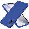 DESSEN Silicone Liquido Cover per Motorola Moto E30/Moto E40, Custodia in TPU Morbido, Ultra Sottile Guscio, Anti-fingerprint, Antiurto Bumper Case. Blu