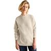 Cecil B303094 Maglione con Motivo Strutturato, Desert Beige Melange, XL Donna